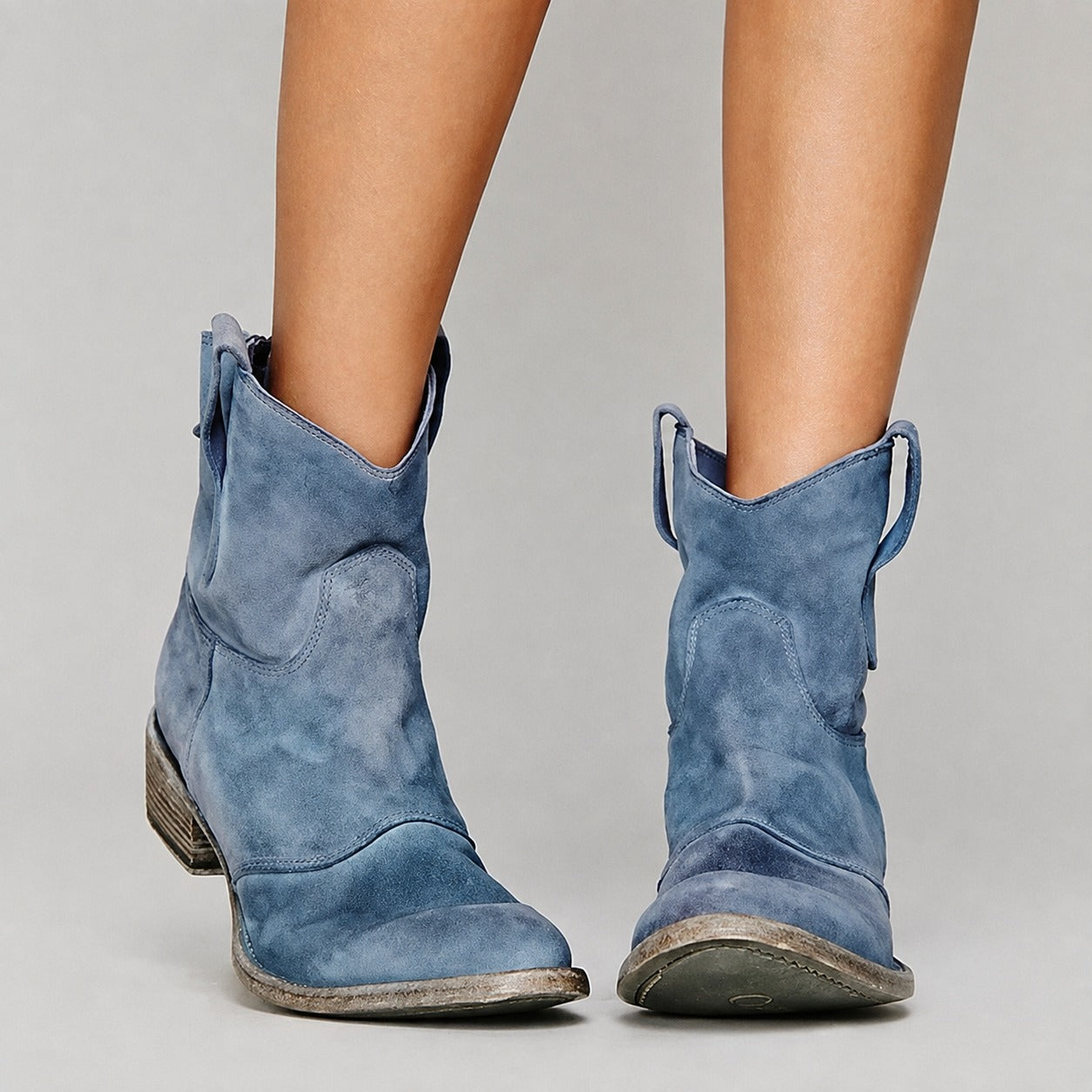 Jasmine - Botas modernas e casuais de cano baixo