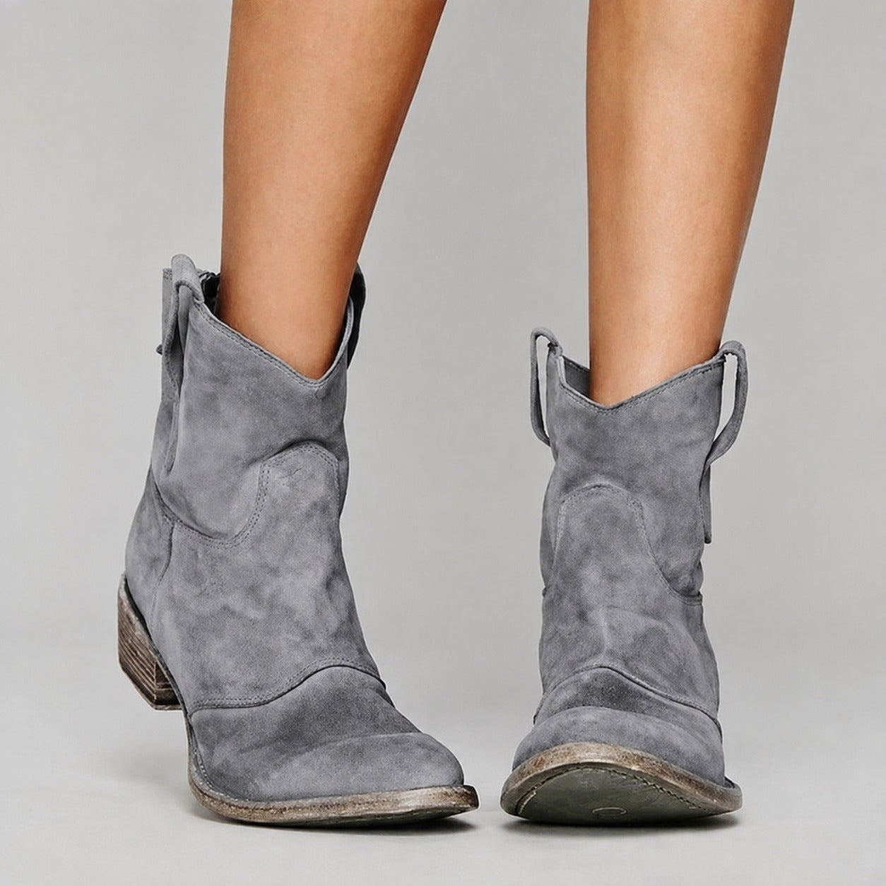 Jasmine - Botas modernas e casuais de cano baixo