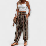 Scarlett | Pantalones con estampado étnico