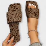 Elisabete | Mocasines con estampado de leopardo