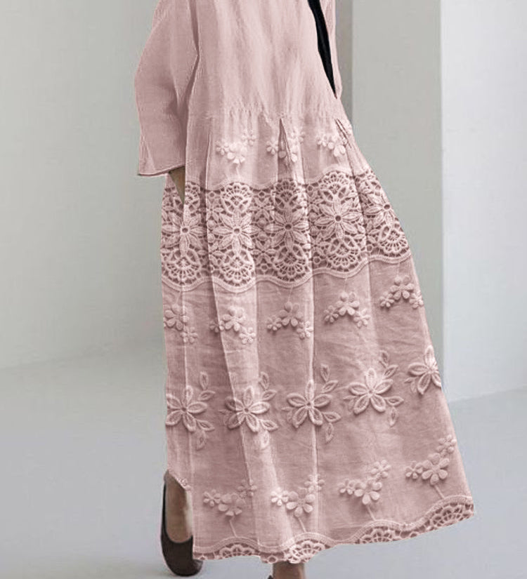 Thalina™ - Vestido con estampado de encaje