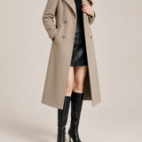 Abrigo Trench de Doble Botón para Mujer