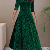 Nancy | Vestido de fiesta de terciopelo lujoso