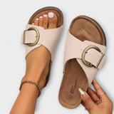 Margie | Sandalias de corcho para mujer con diseño de hebilla