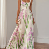 Mary™ - Vestido maxi elegante con pliegues