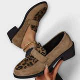 Karla | Conjunto elegante de zapatos para mujeres con estampado de leopardo