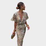 CLARANDRA™ - VESTIDO MIDI COBRE