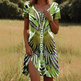 Mabel™ - Vestido de verano moderno con estampado étnico