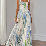 Mary™ - Vestido maxi elegante con pliegues