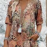 Fatima – Vestido con patrón floral