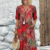 Fatima – Vestido con patrón floral