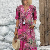Fatima – Vestido con patrón floral