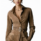 Betty™ Vestido camel