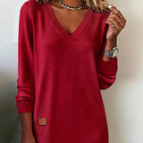 Carmen™ - Vestido de punto con escote en V