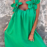 Stacey™ - Vestido floral con escote en U