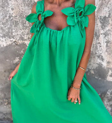 Stacey™ - Vestido floral con escote en U