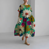 Floria - Vestido floral vibrante