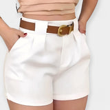 Jana | Pantalones Cortos con Cintura Alta