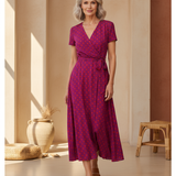 Leanne - Vestido elegante con efecto adelgazante