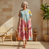 Floria - Vestido floral vibrante
