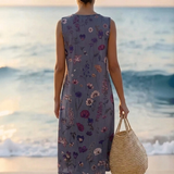 Sarita™ – Vestido midi vintage con patrón floral