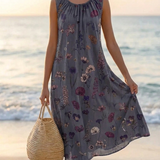 Sarita™ – Vestido midi vintage con patrón floral