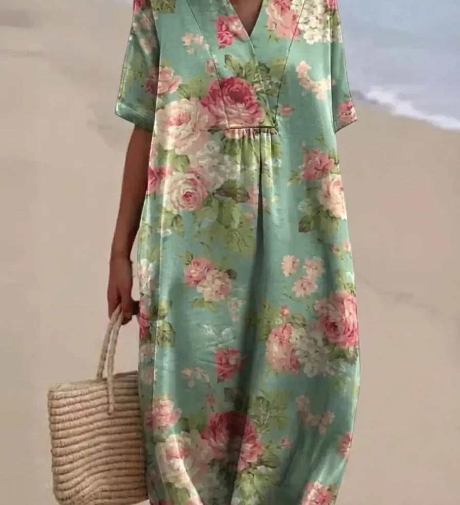 Miles™ - Vestido femenino colorido con flores