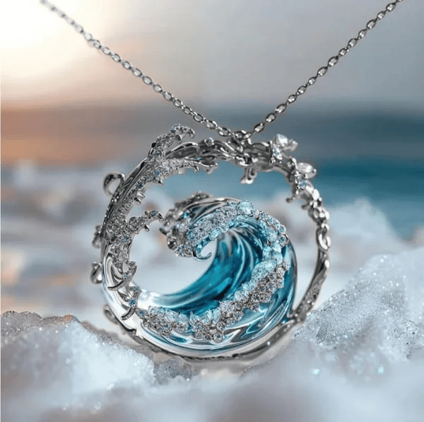Mare | Joyería Elegante collar “Beso del Mar” - Creación de Amor