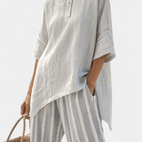 Clarisse | Blusa asimétrica elegante Daisy para comodidad