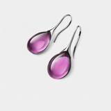 Aira | Conjunto de pendientes de cristal con acabado en oro y plata
