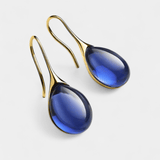 Anu | Conjunto de pendientes de cristal en acabado dorado y plateado