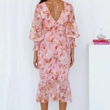 Amara | Vestido floral deslumbrante