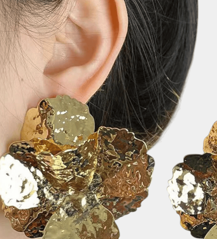 Grete | Pendientes brillantes en forma de flor