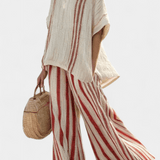Vanessa | Conjunto texturizado a rayas Elegantsisksarkans
