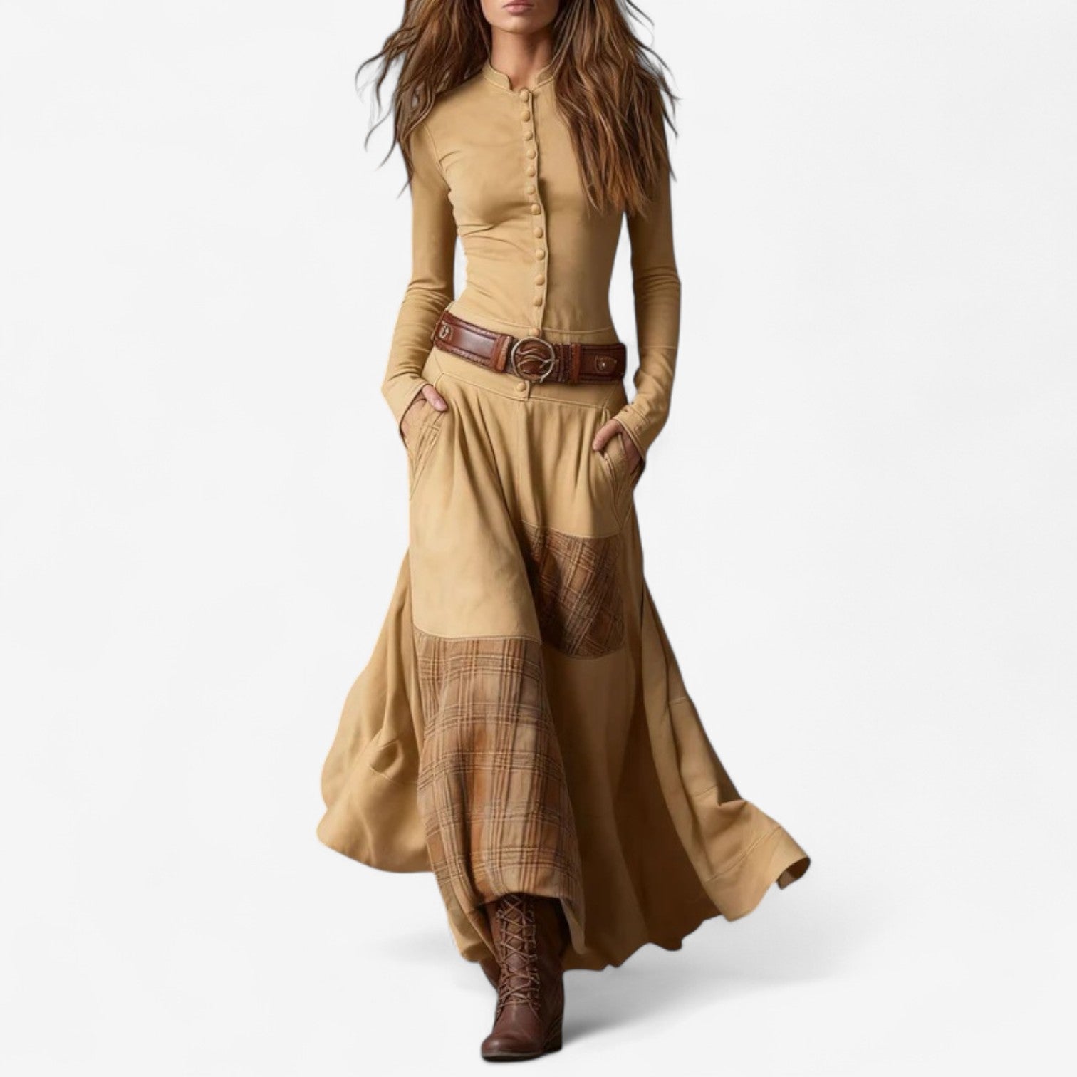 Vestido de ante Garnier™