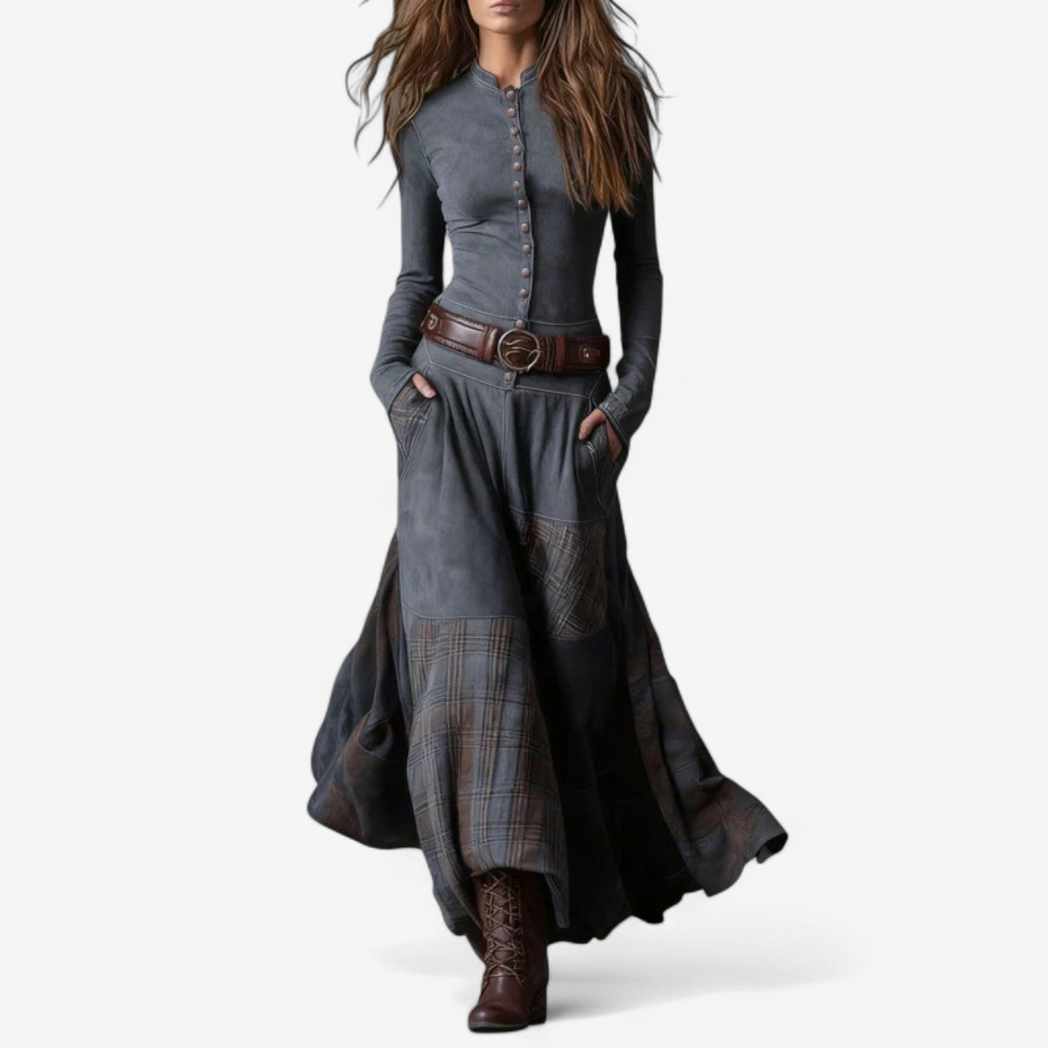 Vestido de ante Garnier™