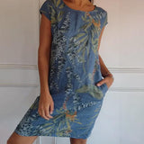 Ysella - Vestido estampado relajado