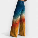 Madeline | Pantalones de pierna ancha de cintura alta
