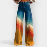 Madeline | Pantalones de pierna ancha de cintura alta