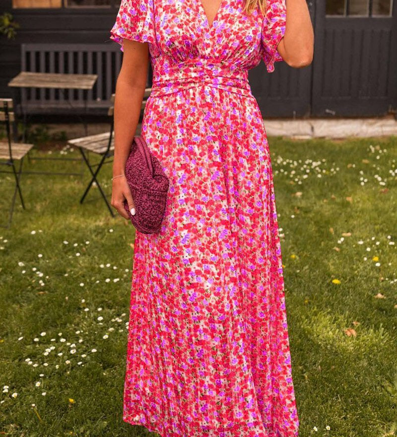 Bianca™ - Vestido largo elegante con escote en V