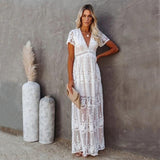 Aniek™ - Vestido maxi de encaje ibicenco