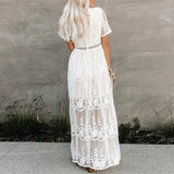 Aniek™ - Vestido maxi de encaje ibicenco