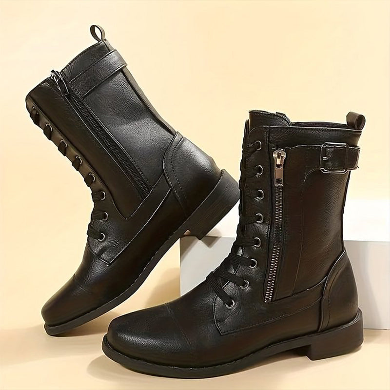 Bella - Botas de amarrar elegantes