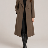 Abrigo Trench de Doble Botón para Mujer