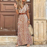 Famke™ - Vestido maxi estilo Ibiza - incluye cinturón