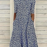 Sela™ – Vestido midi con flores costeras